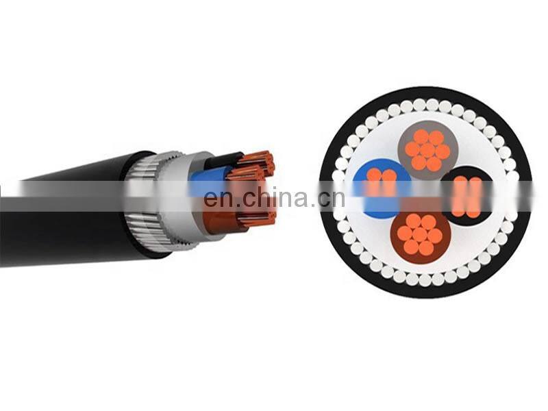 4*35 4*50 4*70mm2 XLPE Insulated Armored Electrical Power Cable