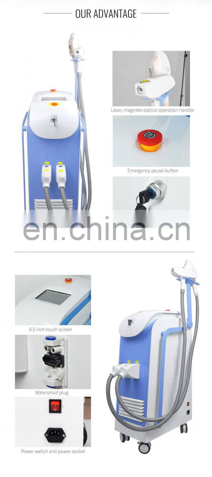 New products 2020 laser hair remover and tattoo remover beauty machine with 200000 shots