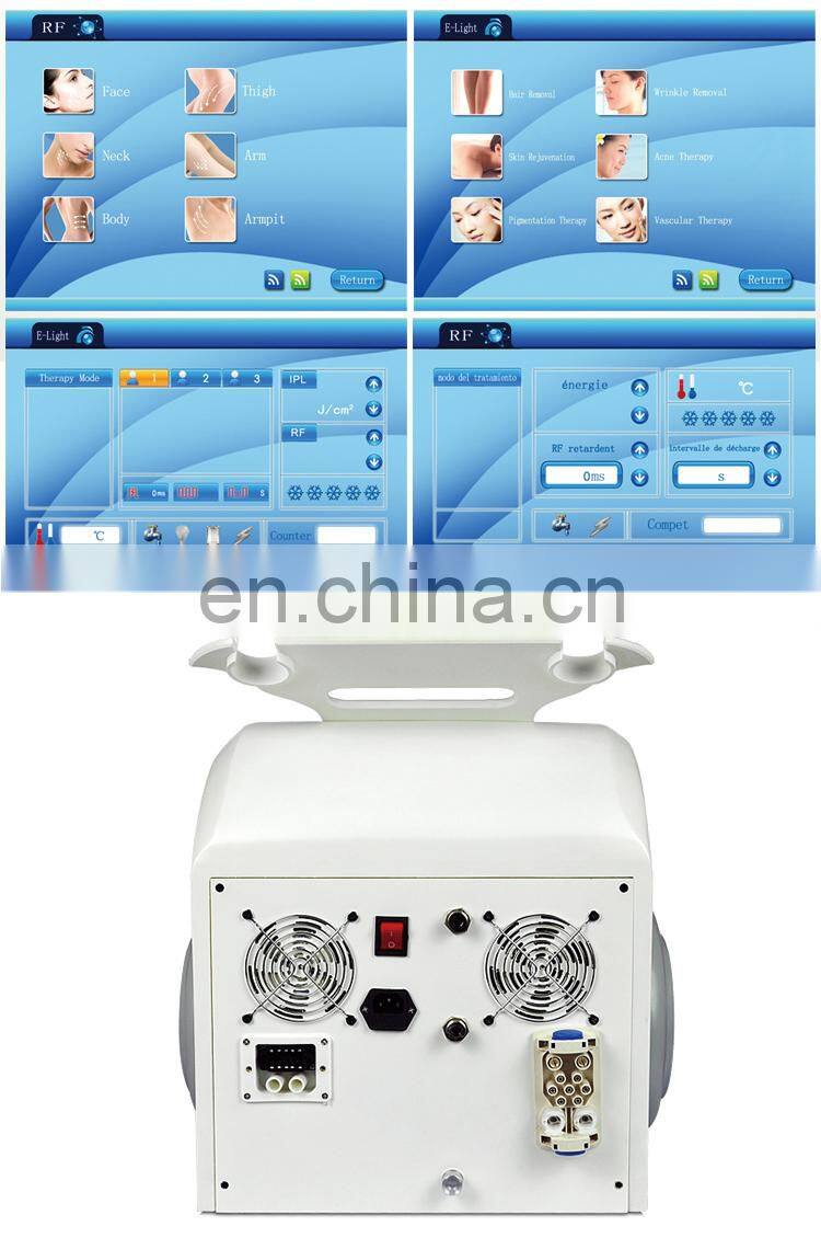 Best Selling Multifunction ipl+rf shr Hair Removal Beauty Salon Machine