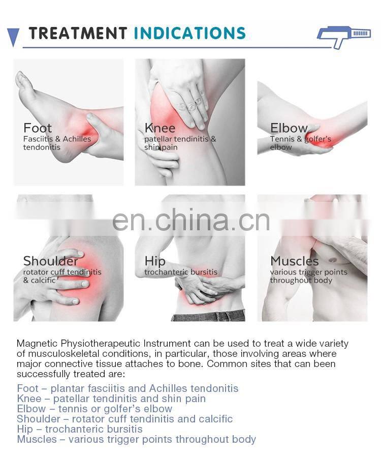 Newest Professional Physical Therapy Titanium Magnetic Waves Back Pain Massage Beauty Machine