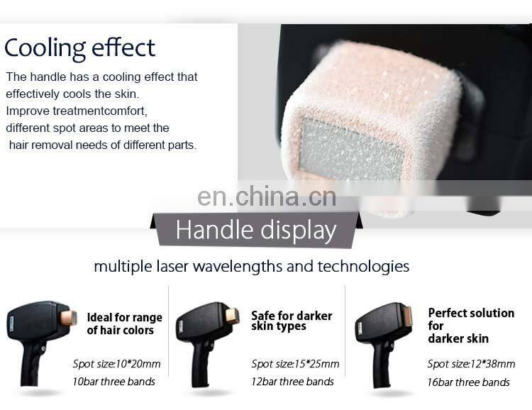 2020 New Soprano Ice Platinum Diode Laser Machine Price Laser Diodo 808nm Remove Hair lazer hair removal machine