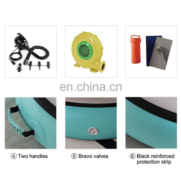 Mini Inflatable Round Air Track Airtrack Tumbling Airspot Mat Gymnastics Fitness Training Equipment Circle Air Spot for Sale