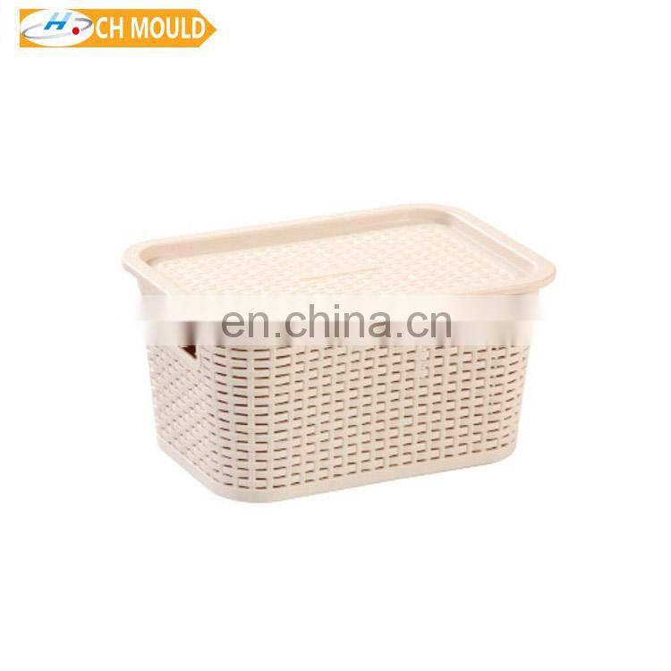 2019 china manufacture plastic storage laundry basket mould for sell