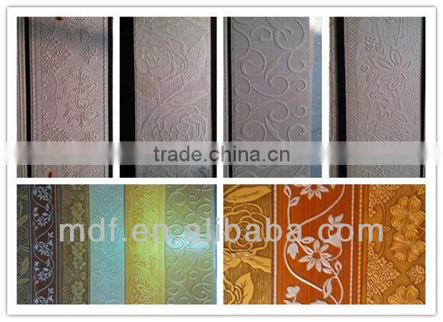 hdf embossed wall panel