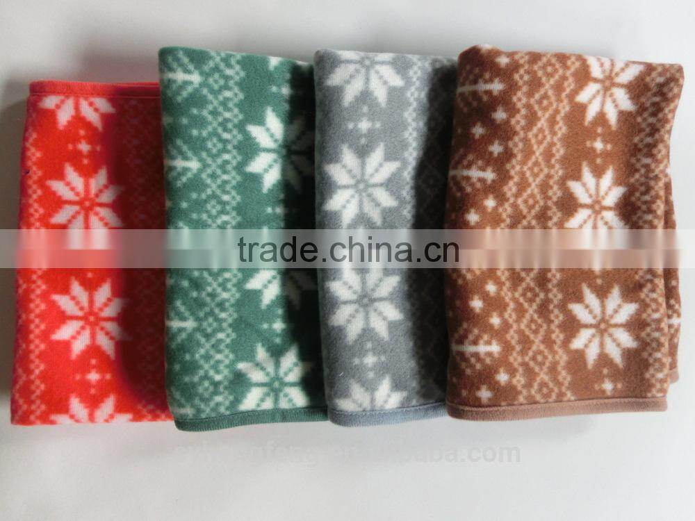 2015 Super Soft Plain Dyed Polar Fleece Blanket