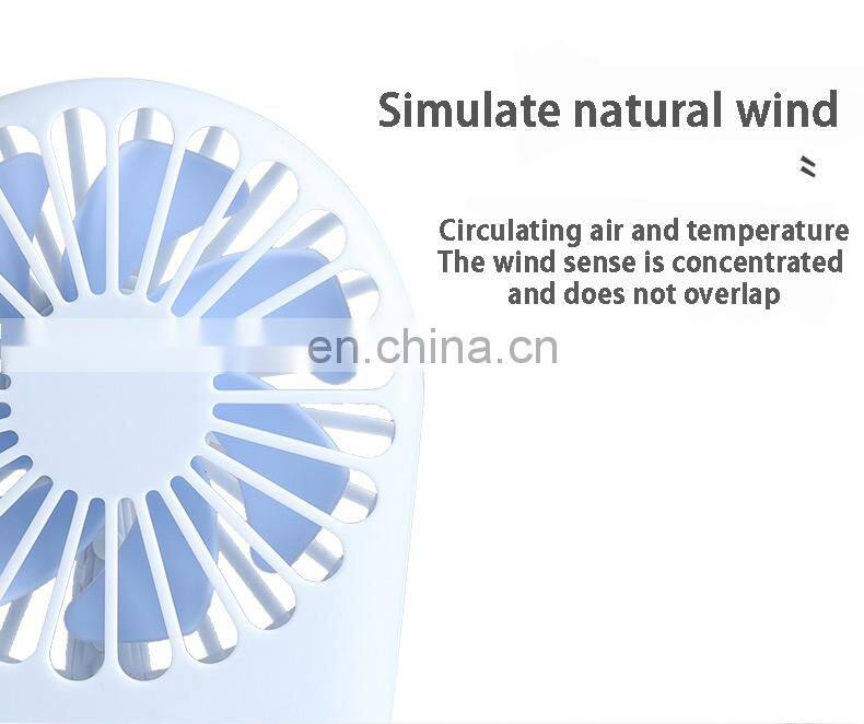 2021 Hot sell handheld mini fan rechargeable battery fan USB mini folding fan Low noise cute