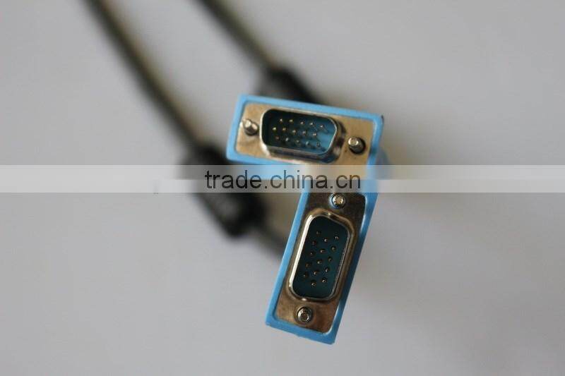 factory price gold plated 15pin vga cable from dongguan