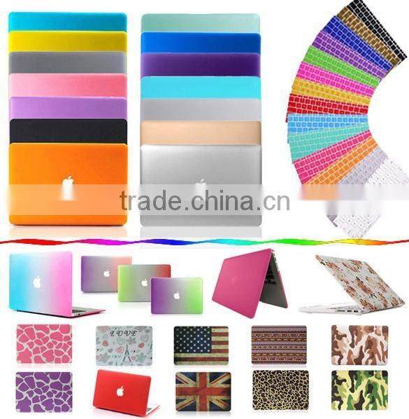 Colorida fresca superficie caso duro de la cubierta for Macbook Air 11 " 12 '' 13 15 " Laptop Case cover