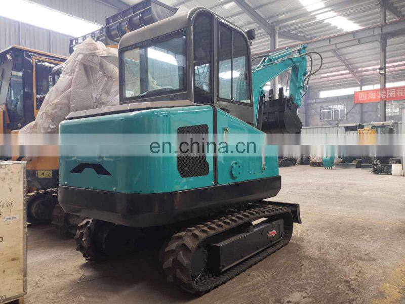 EPA CE certification diesel engine mini 2t excavator machine with thumb attachments