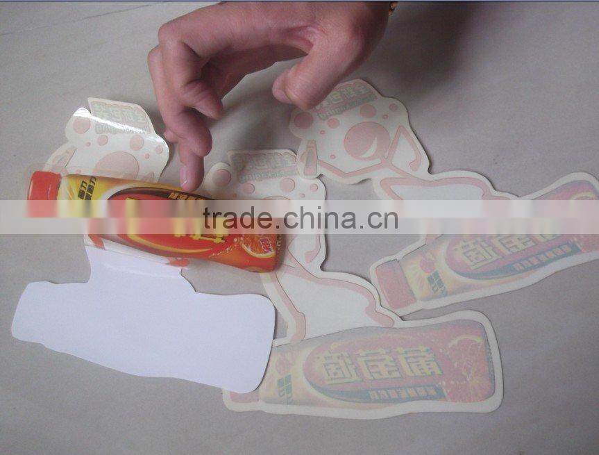 Customized size and design roll self-adhesive PVC label