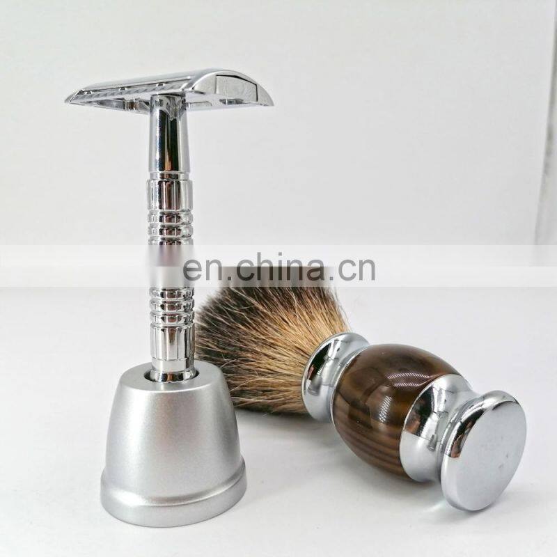 Classical Mens shaving Metal Stainless Steel single blade safety razor