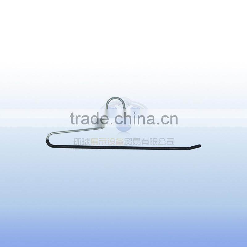 Special pvc black coating clothes hanger for towels and pants