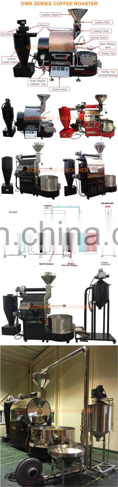 Automatic stainless steel nut roasting machine auto roasted nuts rotary roaster line machines equipment cheap price for sale