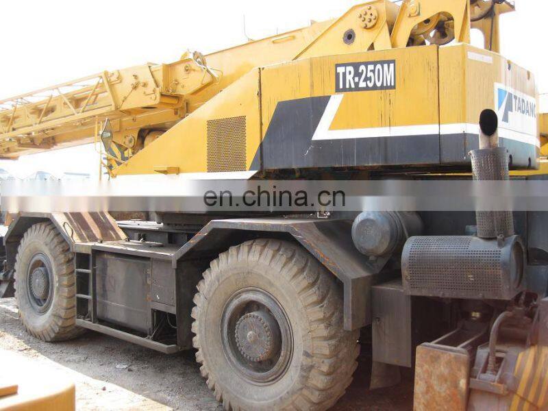 Japan Used Tadano TR-250M rough terrain crane, 25ton rough terrain crane