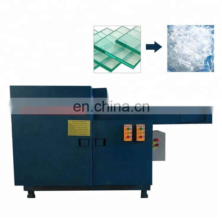 Round knife hydraulic fiber cloth cutter and recycling machine for sale