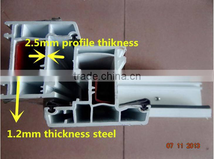 china supplier pvc Hurricane Impact windows and doors