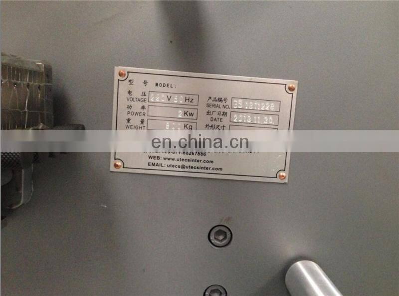 UGS1007 7 Full Color Front Back Two Side Automatic Rotary Fabric Label Printer, Fabric cotton label wash ribbon printing machine