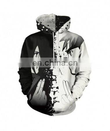 New design custom logo printing sublimation men pullover hoodie fleece pullover plain hoody