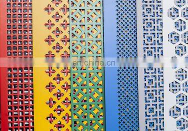 Special pattern decorative perforated metal sheet / perforated panel / perforated sheet