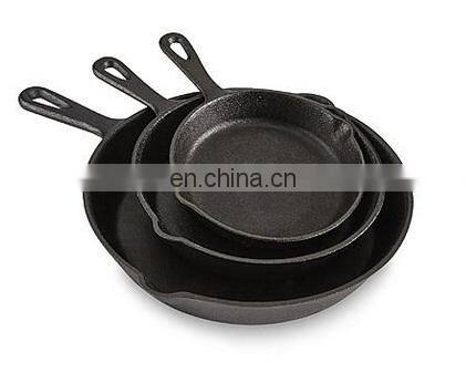 China custom cast iron frying pans casserole