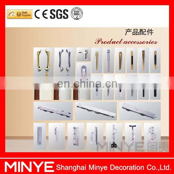 Modern design exterior PVC doors/grills pvc windows and doors