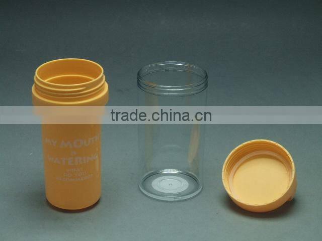 handle water bottle with screw top lid plastic