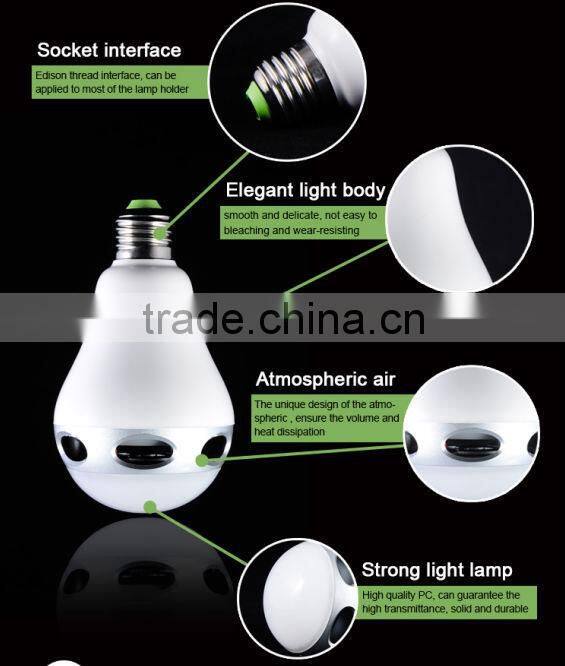 Led Bulb Bluetooth Speaker App Bluetooth Wireless Control Led Light 2014 best to sell with multi functions