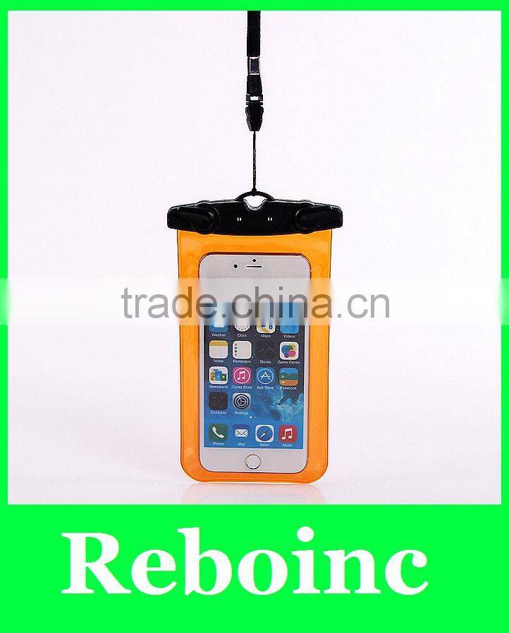 hot fashion stylish shining star waterproof phone bag pouch for IPHONE 6 plus colorful