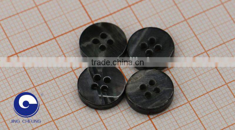 OEM black mother of pearl sea shell button