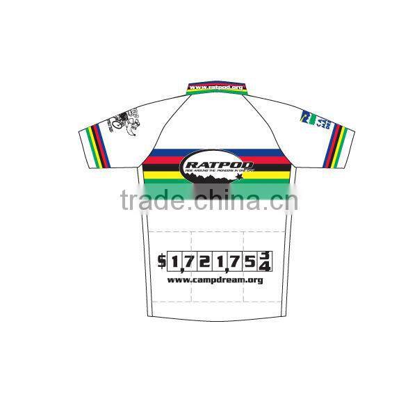 china supplier custom sublimation cycling jersey