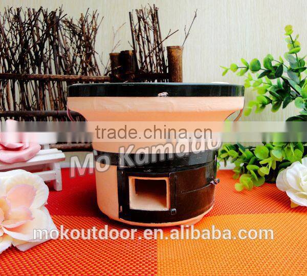 Japanese mini ceramic kamado bbq grill