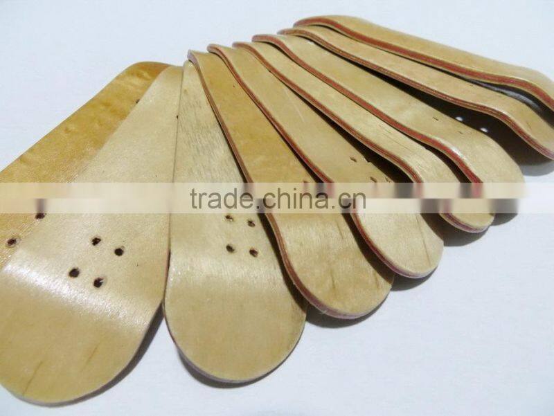 In stock cheap finger skateboard uncut Canadian maple wood skateboard decks blank manufacturer free shipping