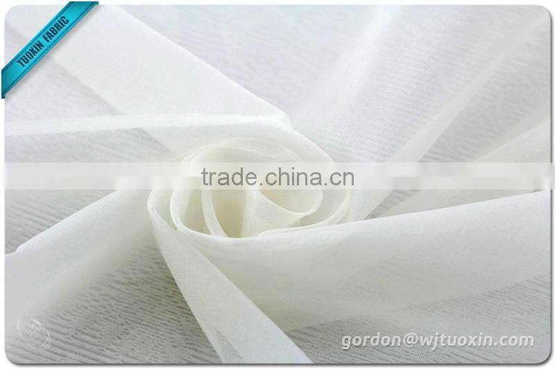 Natural Silk Gauze Bridal Dress Fabric / 100% Silk Voile for Tutu