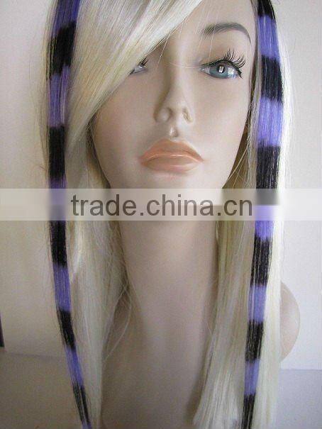 Popular Clip In Feather Hair Extension 100% Remy Hair