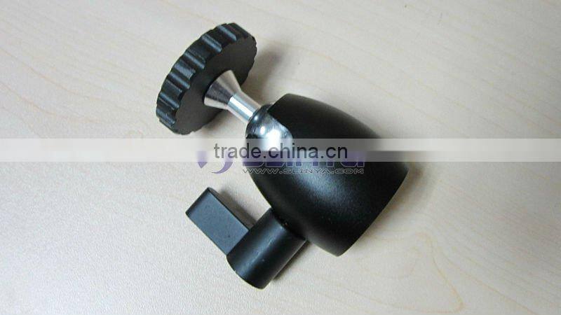 1/4'' Hot Shoe Mount Stand adapter Mini All-Metal Ball Head for Monopod Tripod Light Stand