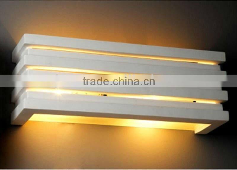 Modern CE ROHS E14 E27 plaster cfl wall light fixture