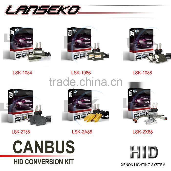 Canbus 35w error free hid light 3000k-30000K metal ballast 45w/75w H11 H1 hid xenon kit