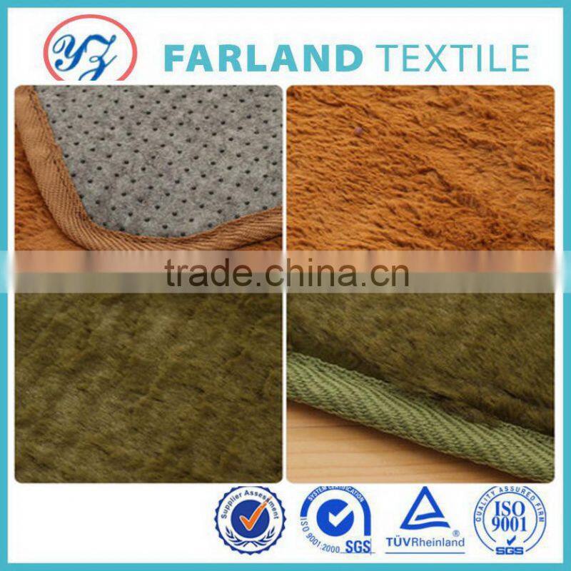 2015 popular super soft fabric velboa fleece fabric for kid clothes