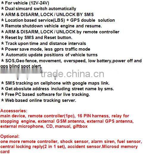 mini hidden gps tracker long life battery with SOS panic botton geo-fence mobilephone sim card tracking