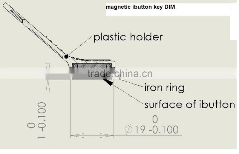 1 wire read only ibutton key TM1990