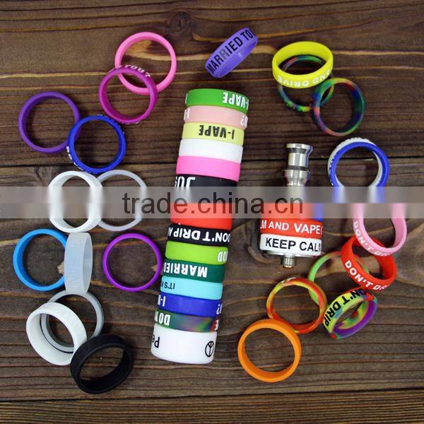 Silicone vape ring custom anti-scalded silicone ring bands for mechanical mod