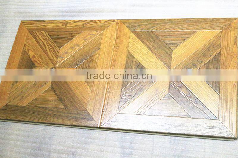 806*403*12mm foshan laminate parquet flooring