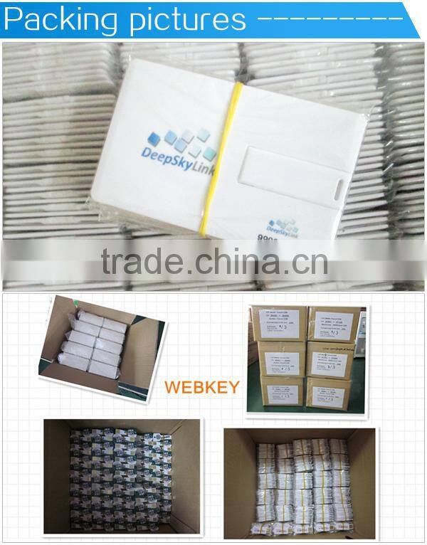 Promotion gift papar usb webkey,Custom Plastic Card Usb