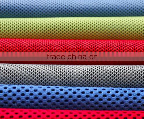 nylon mesh fabric for shoe bags fabric/3D air nylon Mesh fabric/very soft hand feeling mesh bag brushed polyester lining fabric
