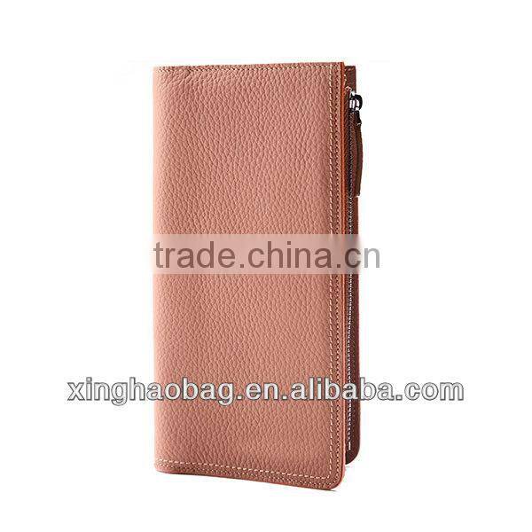 OEM your genuine cowhide leather travel wallet