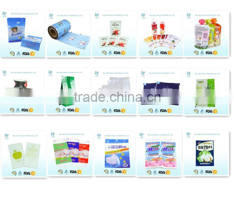 Top quality custom printing lamminating self adhesive die cut plastic bag for disposable cups