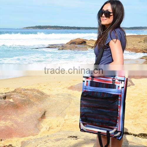 Outdoor folding padded beach mat, mat chair beach good quality folding chair mat-CH6002