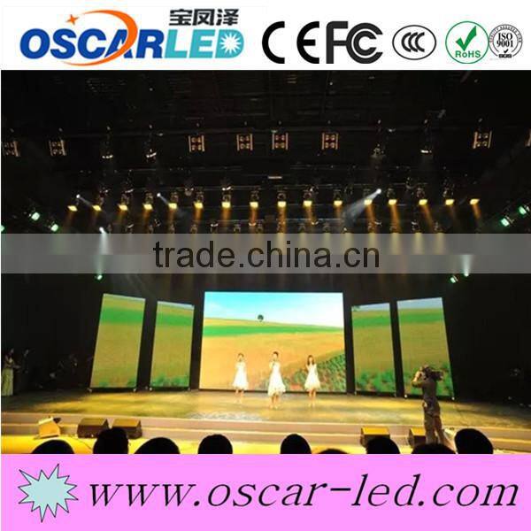 Top quality high refresh rate/brightness use for big stage/event/project P6 rental use led signs rental led advertising display