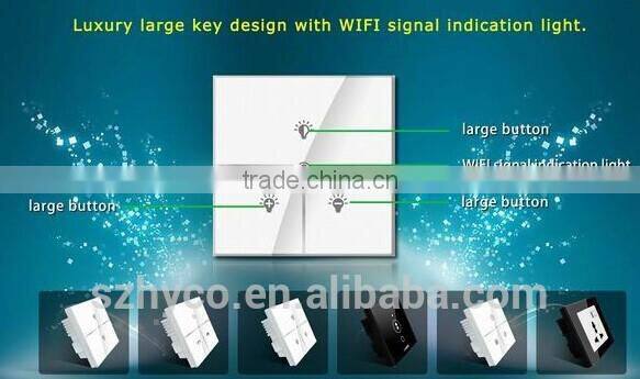 Phone control wifi controlled light switch for home automation