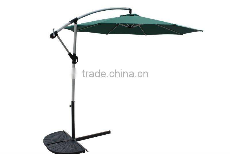 NEW OUTT 3 METER CANTILEVER OUTDOOR UMBRELLA PATIO GARDEN MARKET SUN SHADE BEIGE